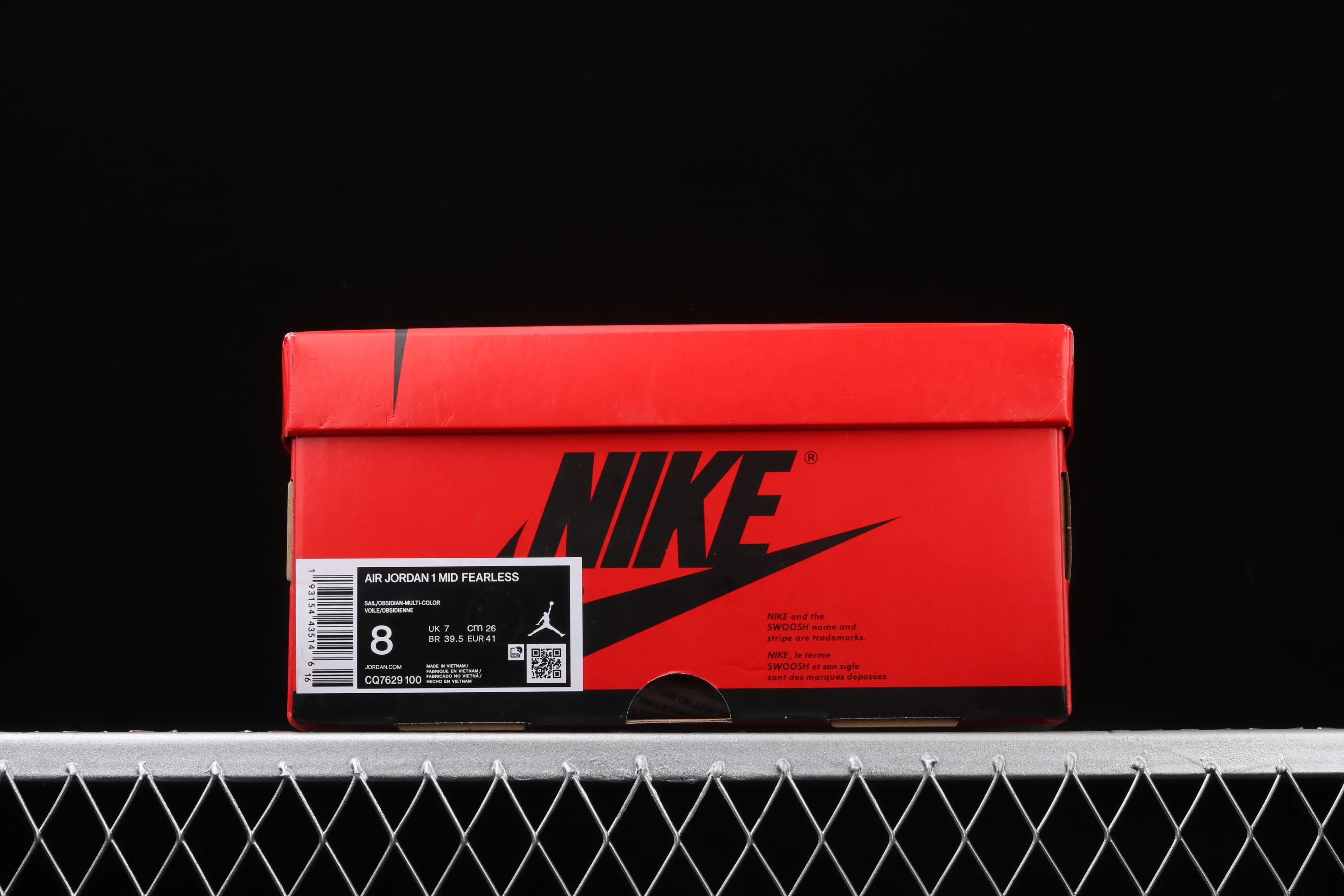 All categories Air Jordan Jordan series basketball shoes Air Jordan 1 Mid Melody Ehsani x Air Jordan 1 Mid "Fearless" AJ1 Joe 1 watch orange and green mandarin duck CQ7629-100